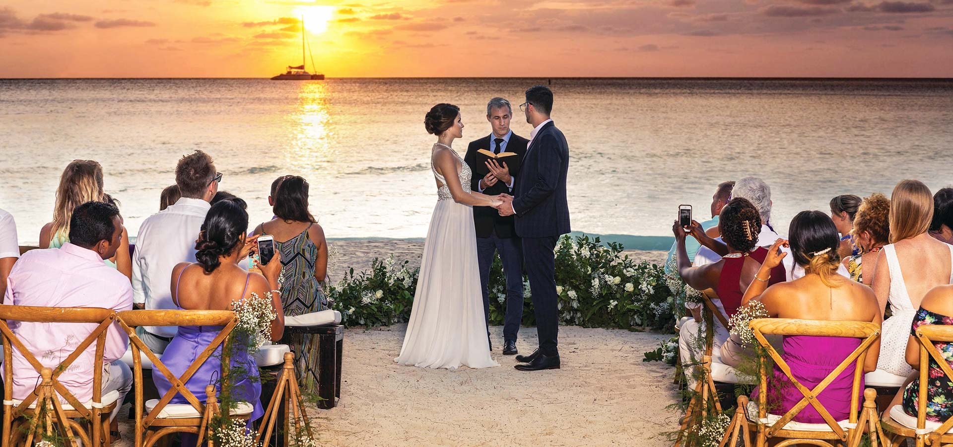 Grand Cayman Wedding at Sunset on the Beach Grand Cayman Wedding at Sunset on the Beach