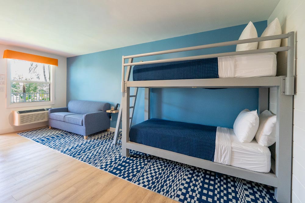 Sunshine Suites Family Bunk Bed Suite Window View Wide