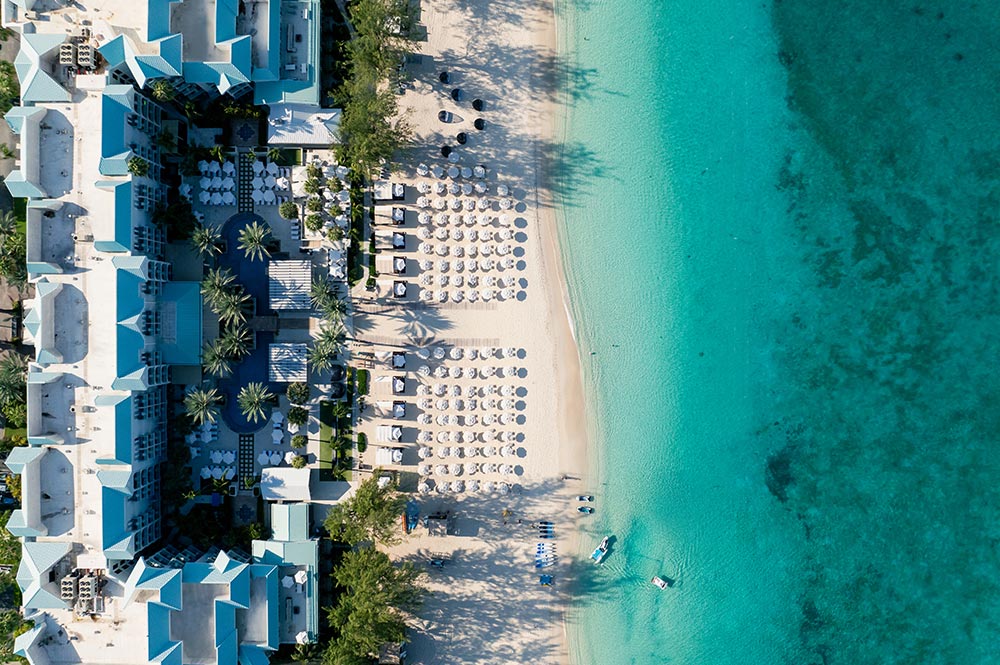 Westin Grand Cayman Aerial Above